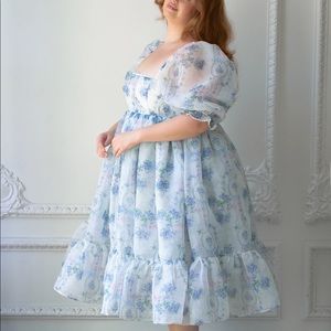 Selkie: La Belle Etoile Organza French Puff Dress